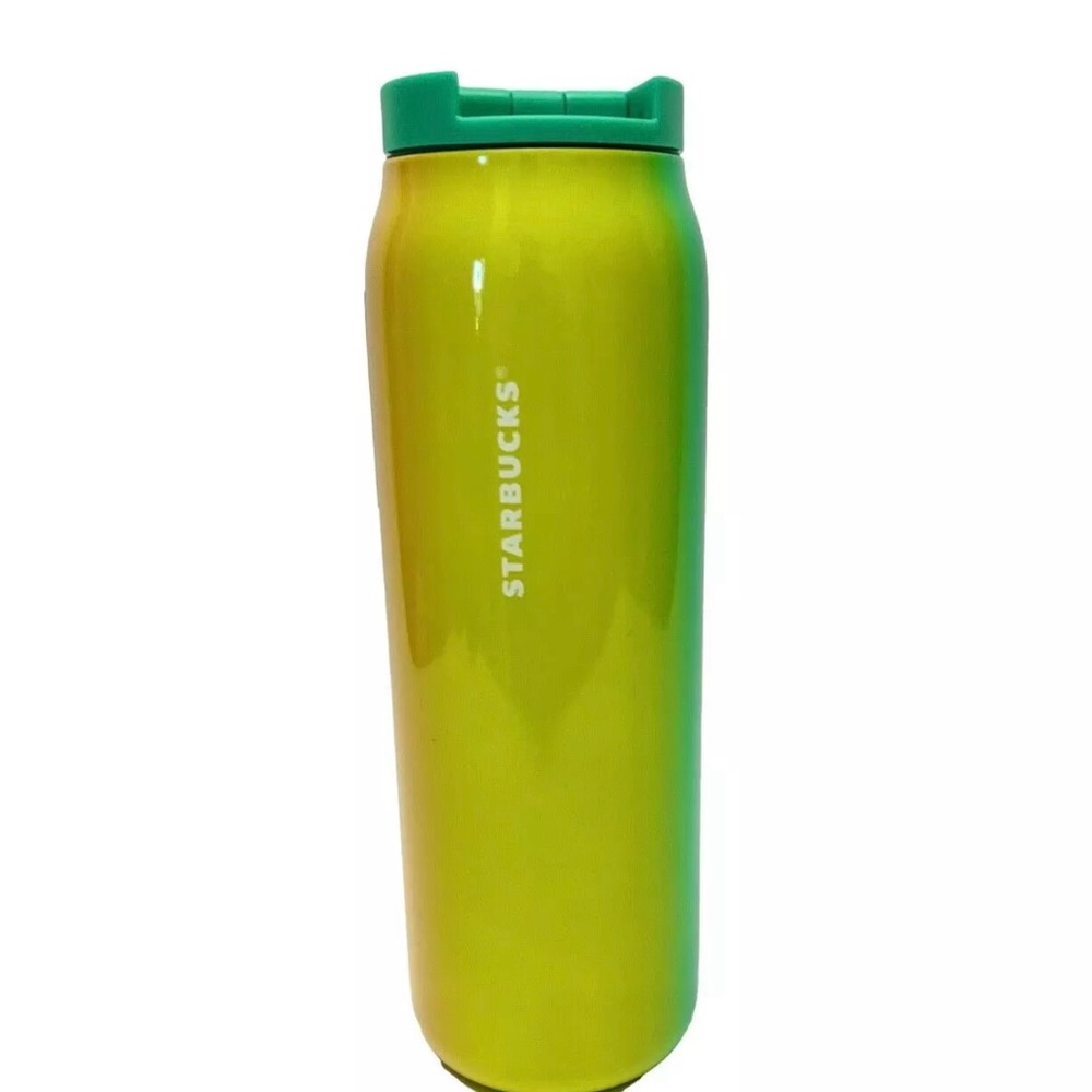 Starbucks Citrus Green WaterSteel Vacuum Bottle Tumbler 20 oz Thermos